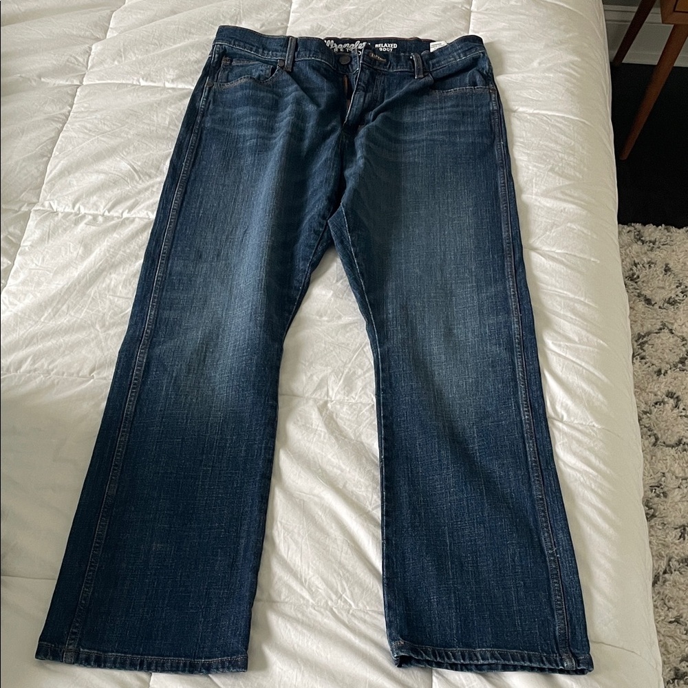 Mens Wrangler Blue Jeans
